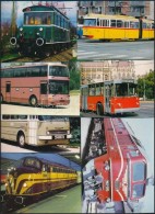 ** * 102 Db MODERN Motívumos Képeslap; Vonat, Busz, Villamos / 102 Modern Motive Postcards; Train,... - Non Classificati