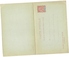 Entier Postal , Cp Rp 10 Centimes Rouge Sur Vert , Neuf - Lettres & Documents