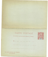 Entier Postal , Cp Rp 10 Centimes Rouge Sur Vert , Neuf - Lettres & Documents