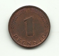 1975 - Germania 1 Pfennig F ---- - 1 Pfennig