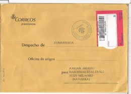 GUIPUZCOA CC URGENTE FRANQUICIA POSTAL OFICINA DE ZUMARRAGA - Portofreiheit