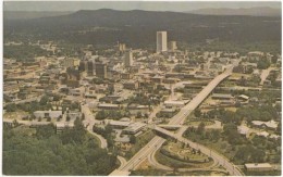 Aerial View Of Business Section, Greenville, South Carolina, Unused Postcard [17653] - Greenville