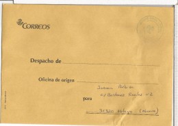 GUIPUZCOA CC URGENTE FRANQUICIA POSTAL OFICINA DE TOLOSA - Portofreiheit
