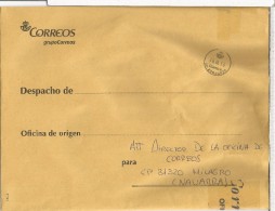 CC FRANQUICIA POSTAL OFICINA DE ZARAGOZA - Vrijstelling Van Portkosten