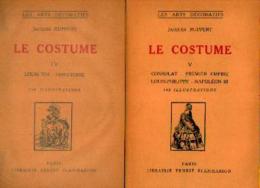 “Le Costume – 5 Volumes” RUPPERT, J. Lib. E. Flammarion (1930/31) - Libros
