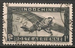 Timbres - France (ex-colonies Et Protectorats) - Indochine - Poste Aérienne - 1935 - 1 S. - N° 11 - - Poste Aérienne