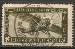 Timbres - France (ex-colonies Et Protectorats) - Indochine - Poste Aérienne - 1935 - 37 C. - N° 8A - - Poste Aérienne