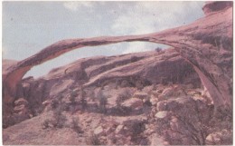 Landscape Arch, Arches National Monument, Utah, Unused Postcard [17686] - Andere & Zonder Classificatie