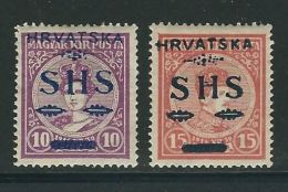 YOUGOSLAVIE N° 6 & 7 */** - Unused Stamps