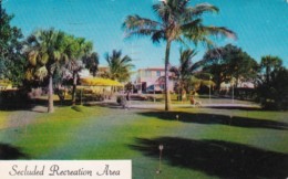 Florida Fort Lauderdale Driftwood Apartments 9 Hole Putting Green 1957 - Fort Lauderdale
