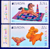 MOLDOVA/Moldawien EUROPA 2015 "Old Toys" Set Of 2v** - 2015