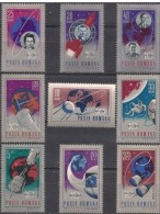 Romania 1967 Space Gagarin Astronaut People Gemini Satellite Sciences COSMOS Stamps MNH SG#3427-3435 Michel 2559-2567 - Altri & Non Classificati