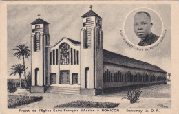 Eglise Saint Francois D'Assisi A Bohicon Dahomey Benin Abomey Abbe Durand Afrique Africa Afrika AOF CPA - Benín