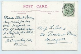 Single Circle - Totland Bay (I.O.W.) On PC Of Cowes - Postmark Collection