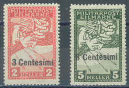 ITALY  - MNH/**  - 1918  - ESPRESSI DI BOSNIA - Yv 21-22 - Mi 24-25  Sa S.3 1-2 -  Lot 14124 - Occ. Autrichienne