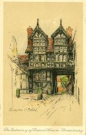 MISCELLANEOUS ART - SHEWSBURY -THE GATEWAY OF COUNCIL HOUSE - MARJORIE BATES Art22 - Shropshire