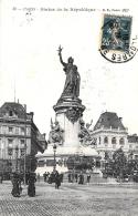 [DC2858] CPA - PARIS - STATUE DE LA REPUBLIQUE - Viaggiata - Old Postcard - Statues