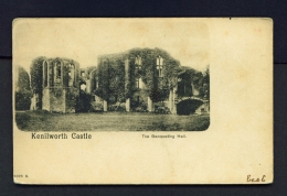 ENGLAND  -  Kenilworth Castle  The Banqueting Hall  Unused Vintage Postcard - Altri & Non Classificati