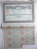 Corporation Minière Du Mexique Cinq Cents Francs N°208,960 - M - O