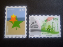LUXEMBOURG  2016  CEPT     2 STAMPS      MNH**  (Q57-165) - 2016