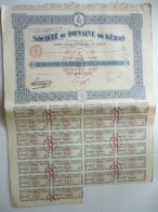 Société Du Domaine De Kébao Cent Francs  N° 084,496 - J - L