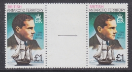 British Antarctic Territory 1980 GBP 1.00  John Rymill / Penola  Perf 12  Gutter ** Mnh (30145) - Neufs