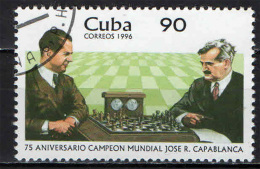 CUBA - 1996 - JOSE' RAUL CAPABLANCA - CAMPIONE MONDIALE DI SCACCHI NEL 1921 - USATO - Usati