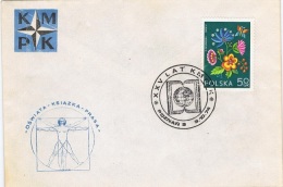 FLORA-L52 - POLOGNE Lettre Affr. Thème Fleurs - Covers & Documents