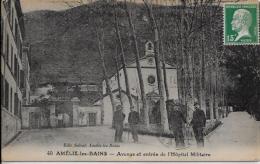 CPA Pyrénées Orientales Carte Ancienne Circulée Amélie Les Bains Hopital - Autres & Non Classés