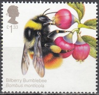 Great Britain 2015 Abeille Myrtille Neuf ** - Unused Stamps