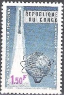 Congo 1965 Michel 215 Neuf ** Cote (2002) 0.20 € Expostition Universelle New-York - Neufs