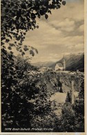 BAD - SCHULS → Oder Auch Scuol,  Brücke Mit Dorfpartie Und Protest. Kirche 1956 - Scuol