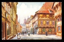 Gottingen Barfusser Strasse / Ralph Tuck' & Son 'Oilette' Kollektion Deutscher Stadte / Postcard Circulated - Göttingen