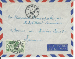 De Lomé Togo >> Paris Timbre 189 - Storia Postale