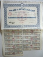 Société Du Domaine De Kébao Cents Francs  N° 108,003 - J - L