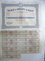 Société Du Domaine De Kébao Cents Francs  N° 012,545 - J - L