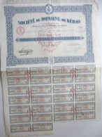 Société Du Domaine De Kébao Cents Francs  N° 149,611 - J - L