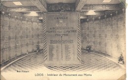 NORD - 59 - TOP 2016 - LOOS - Intérieur Du Monument Aux Morts - Loos Les Lille