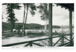 USA - NEW YORK - POTTERSVILLE, Schroon Crest, Sandy Beach On Schroon Lake - Utica