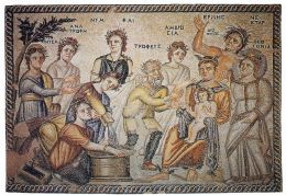 1 AK Zypern Cyprus * Mosaikfussboden Im Haus Des Aion In Paphos - Seit 1980 UNESCO Weltkulturerbe * - Cipro