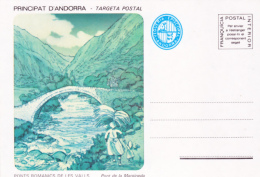 Andorre Viguerie épiscopale  Verso Vierge Entier CP Neuf ** MNH Sin Charmela - Episcopal Viguerie