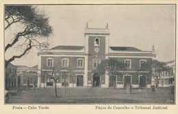 CABO VERDE, PRAIA, Paços Do Concelho E Tribunal Judicial,  2 Scans - Cap Verde