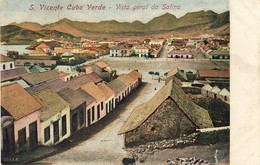 CABO VERDE, SÃO VICENTE, Vista Geral Da Salina, 2 Scans - Kaapverdische Eilanden