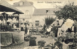 CABO VERDE, SÃO VICENTE, Mercado, 2 Scans - Cape Verde