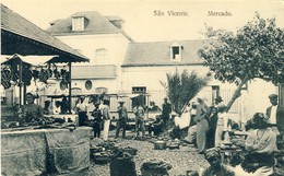 CABO VERDE, SÃO VICENTE, Mercado, 2 Scans - Cape Verde