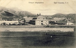CABO VERDE, SÃO VICENTE, Estação Telegraphica, 2 Scans - Cap Verde