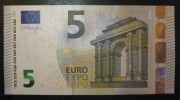 5 EURO Y001H2 DRAGHI GREECE SERIE YA Perfect UNC - 5 Euro