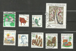 République Tchèque N°226, 229, 230, 233, 234, 238, 243 à 245 Cote 3.30 Euros - Used Stamps