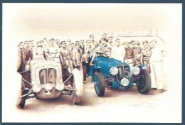 72 - Le Mans - 24 Heures Du Mans 1937 - Delahaye - Dessin De Bruère François - Le Mans