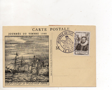 France Carte Premier Jour Du 29 Juin 1946 Journée Du Timbre Le Havre - ....-1949